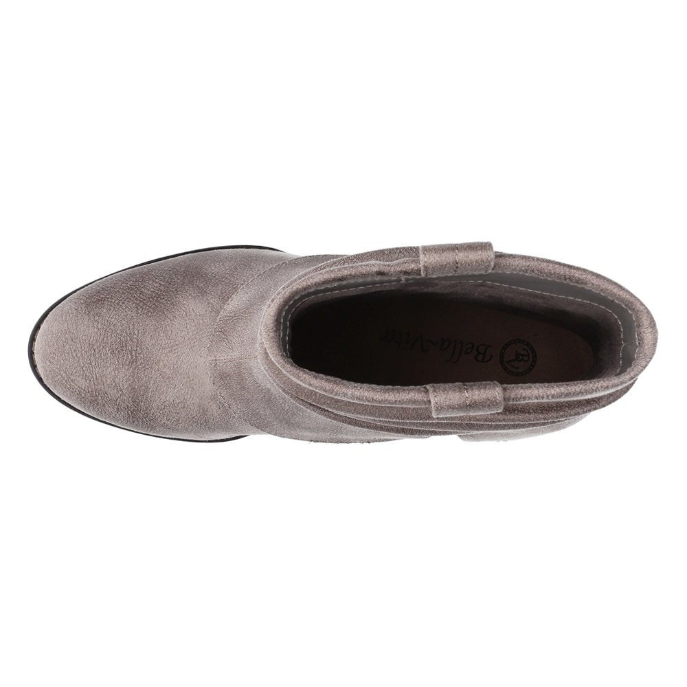 Twyla Round Toe Pull On Booties - SundialTwyla Round Toe Pull On Booties