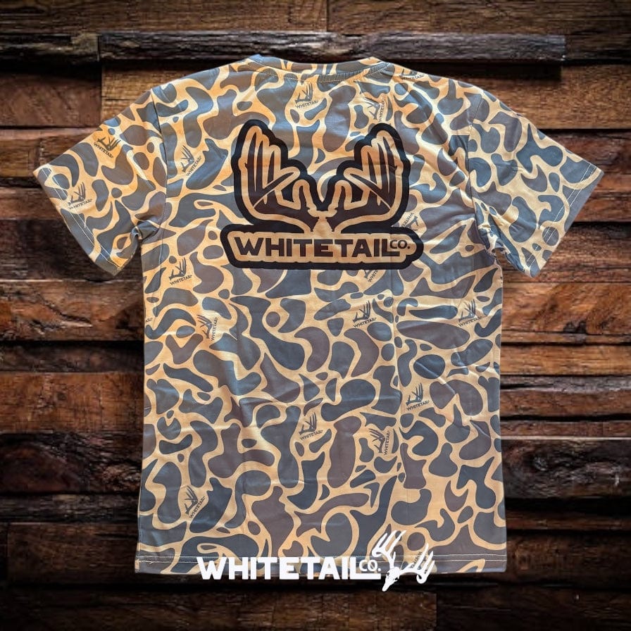 Whitetail Co. Old Duck Camo Faded Pocket Tee