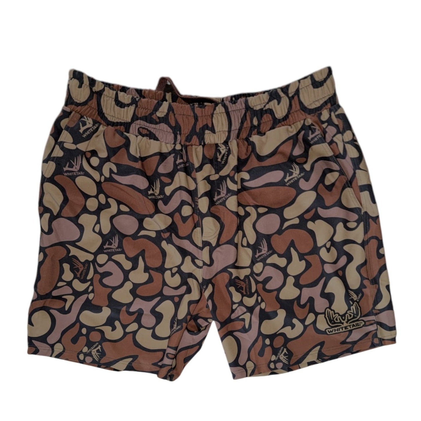 Whitetail Co. Hunt Camp Shorts Faded Old Dark Camo