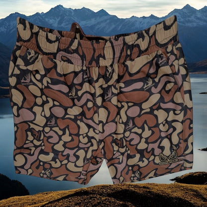Whitetail Co. Hunt Camp Shorts Faded Old Dark Camo