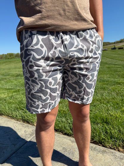 Whitetail Co. Hunt Camp Shorts Faded Old Camo