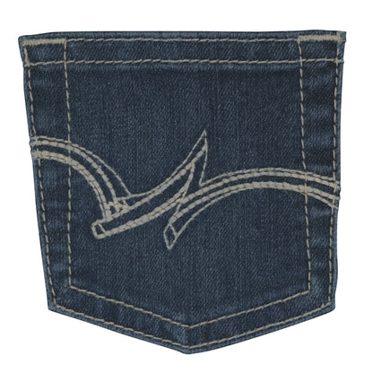 Wrangler Girls Premium Patch Dark Blue Jeans 09MWGER