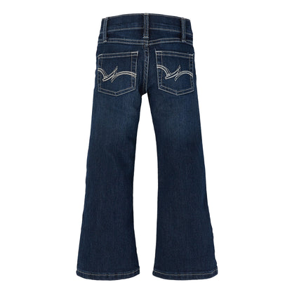 Wrangler Girls Premium Patch Dark Blue Jeans 09MWGER