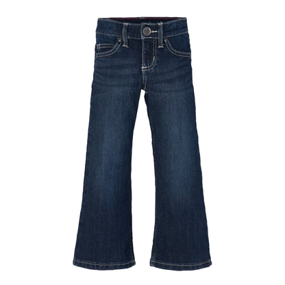 Wrangler Girls Premium Patch Dark Blue Jeans 09MWGER