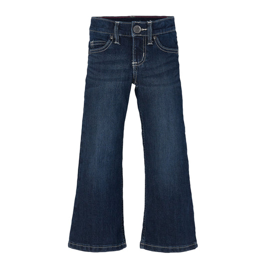 Wrangler Girls Premium Patch Dark Blue Jeans 09MWGER
