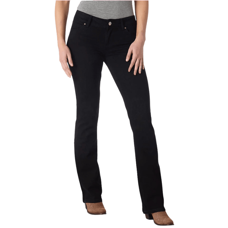 Wrangler Women's Black Bootcut Jeans 09MWZBK
