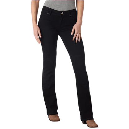 Wrangler Women's Black Bootcut Jeans 09MWZBK