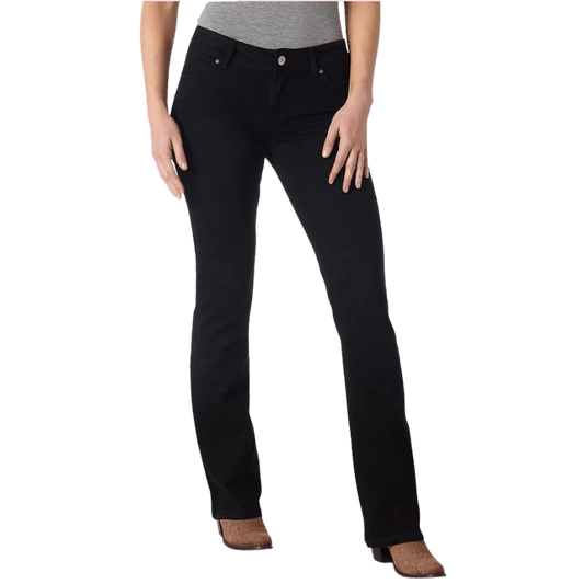 Wrangler Women's Black Bootcut Jeans 09MWZBK