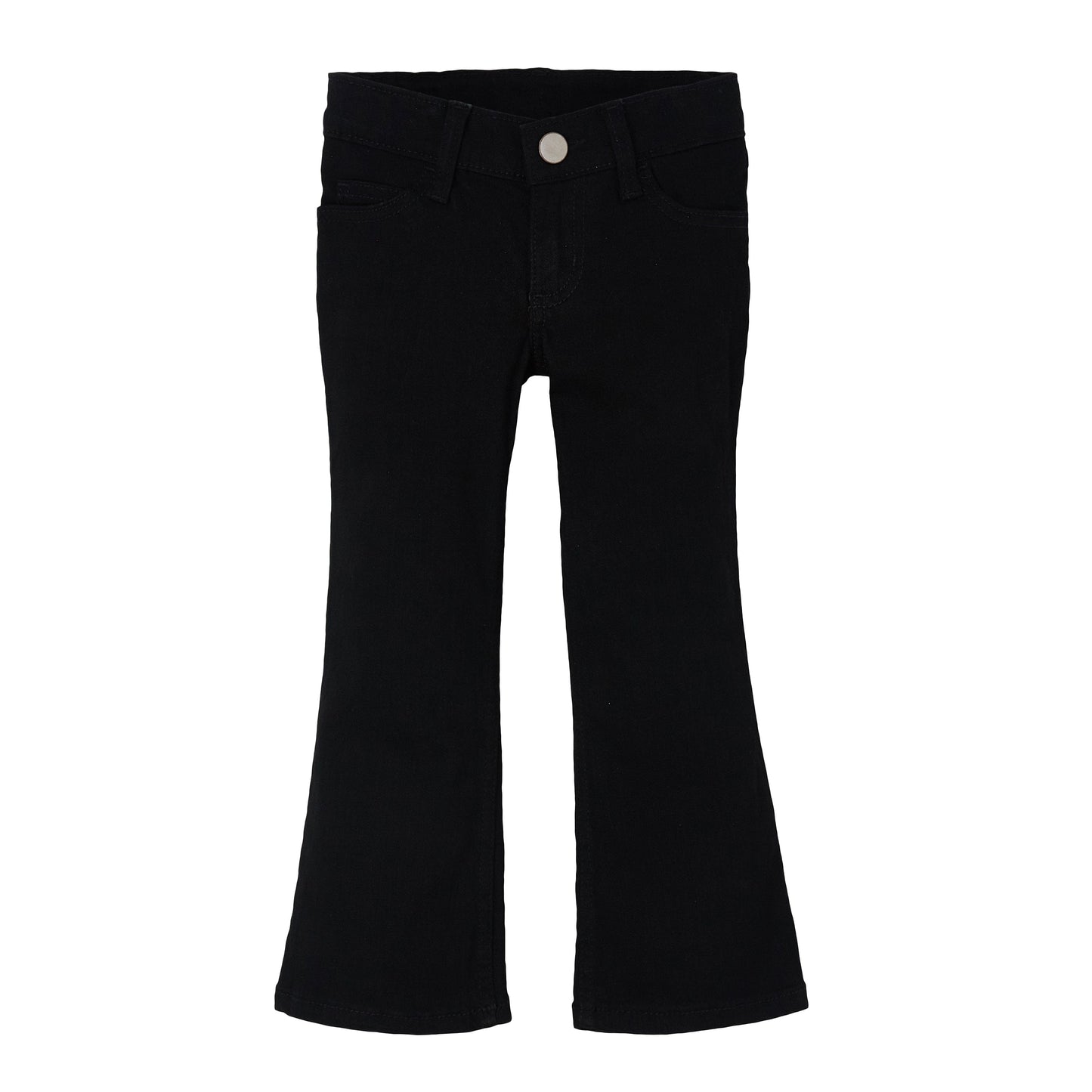 Wrangler Girls Premium Patch Black Bootcut Jeans 09MWGBB