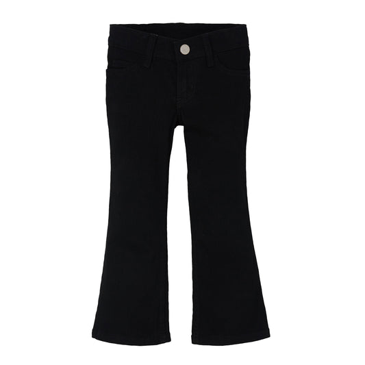 Wrangler Girls Premium Patch Black Bootcut Jeans 09MWGBB