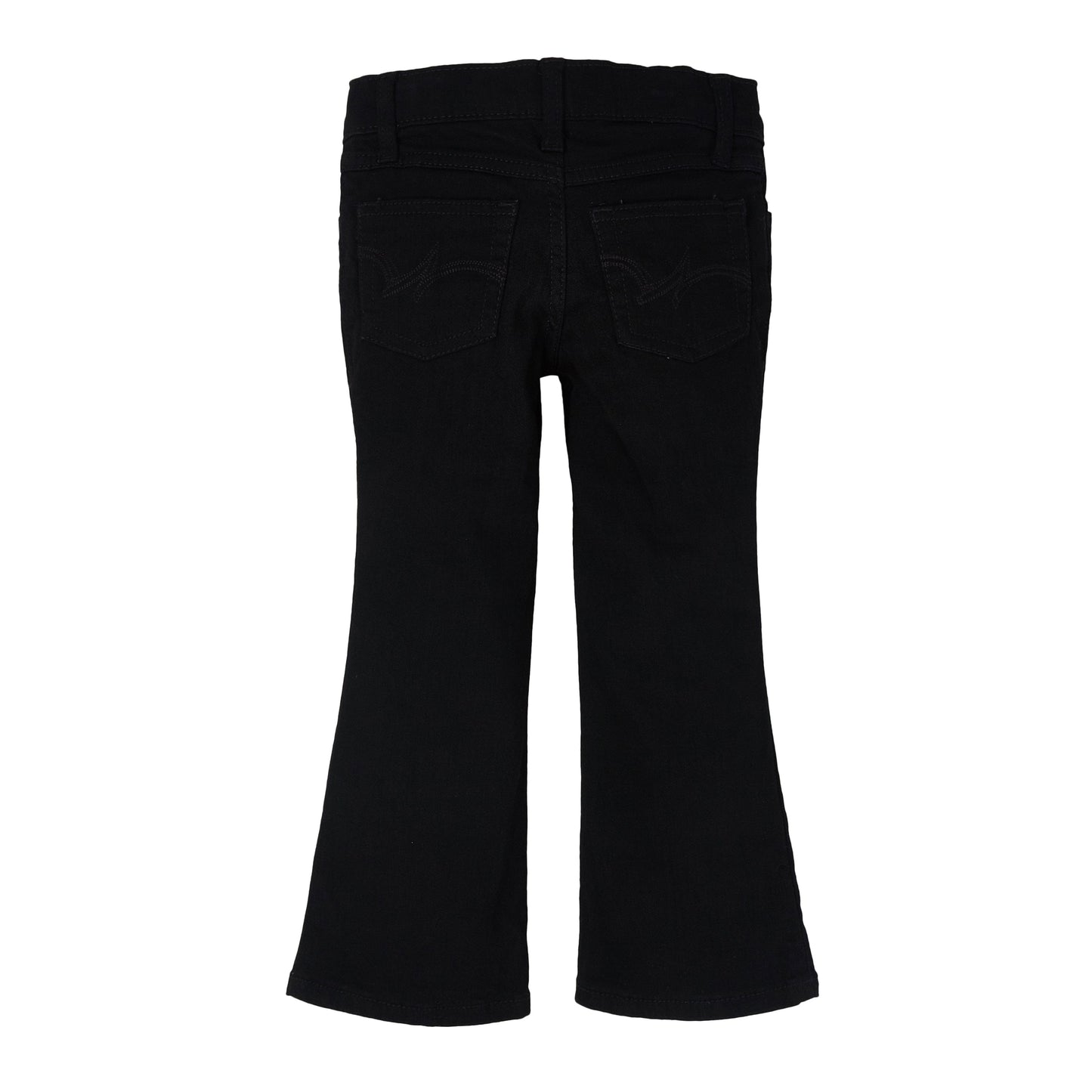 Wrangler Girls Premium Patch Black Bootcut Jeans 09MWGBB