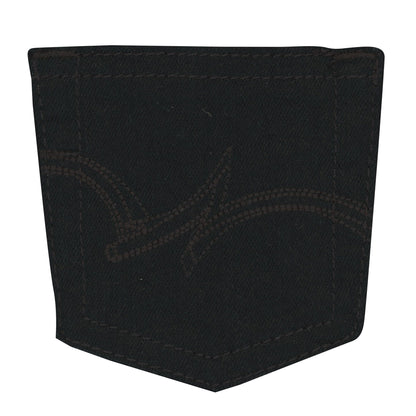 Wrangler Girls Premium Patch Black Bootcut Jeans 09MWGBB