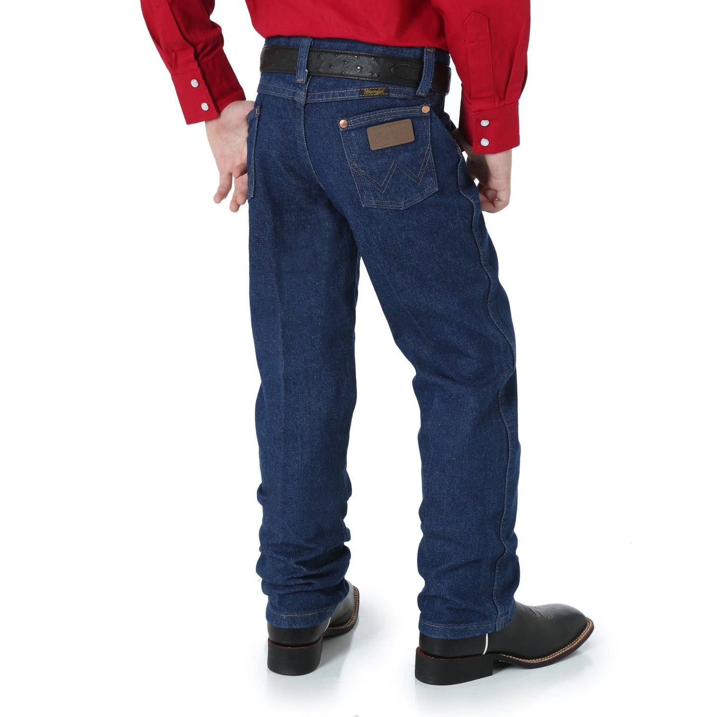 Wrangler Boys Prewashed Cowboy Cut Indigo Original Fit Jeans 13MWZJP
