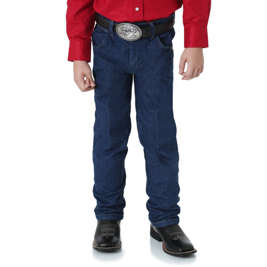 Wrangler Boys Prewashed Cowboy Cut Indigo Original Fit Jeans 13MWZJP