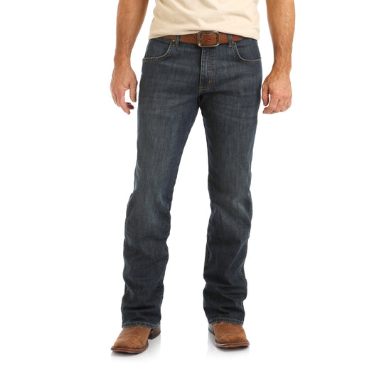 Wrangler Men's Falls City Retro Relaxed Fit Boot Cut Jeans WRT20FL