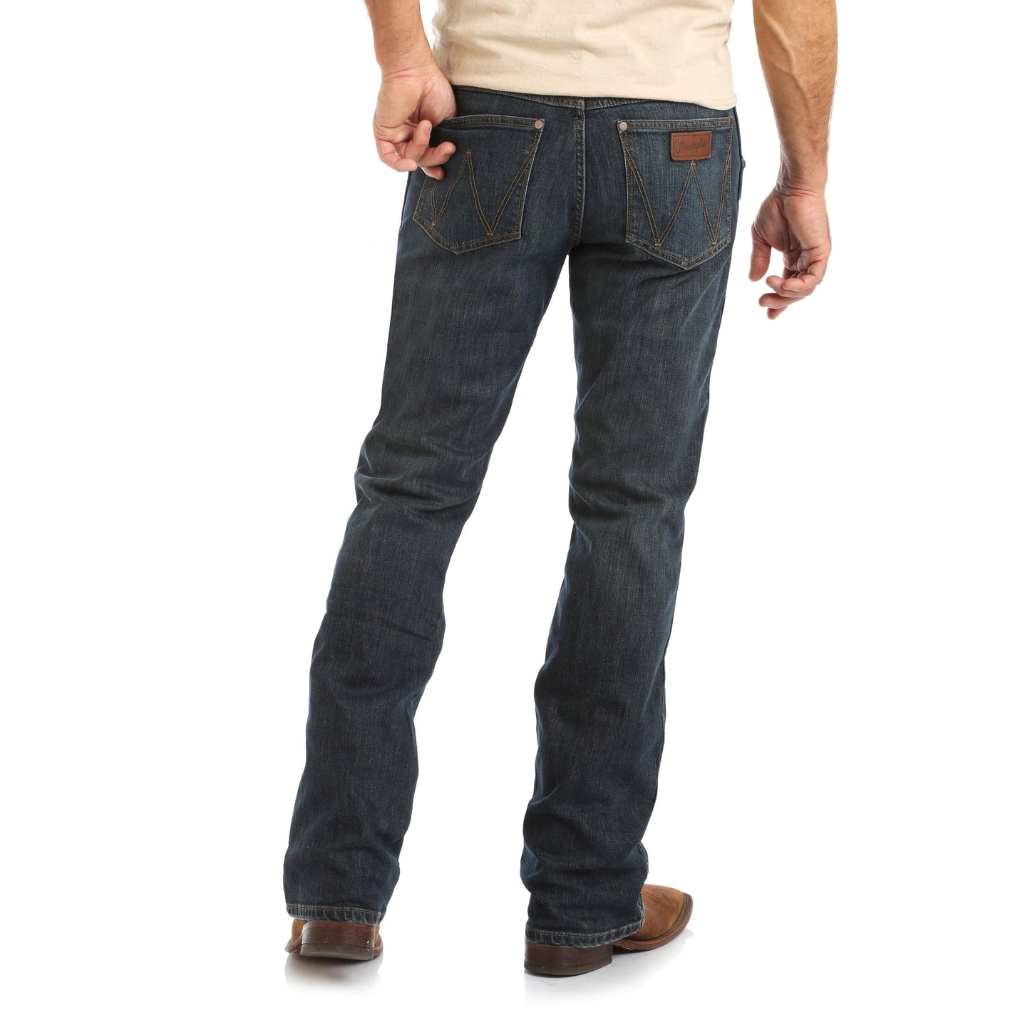 Wrangler Men's Falls City Retro Relaxed Fit Boot Cut Jeans WRT20FL