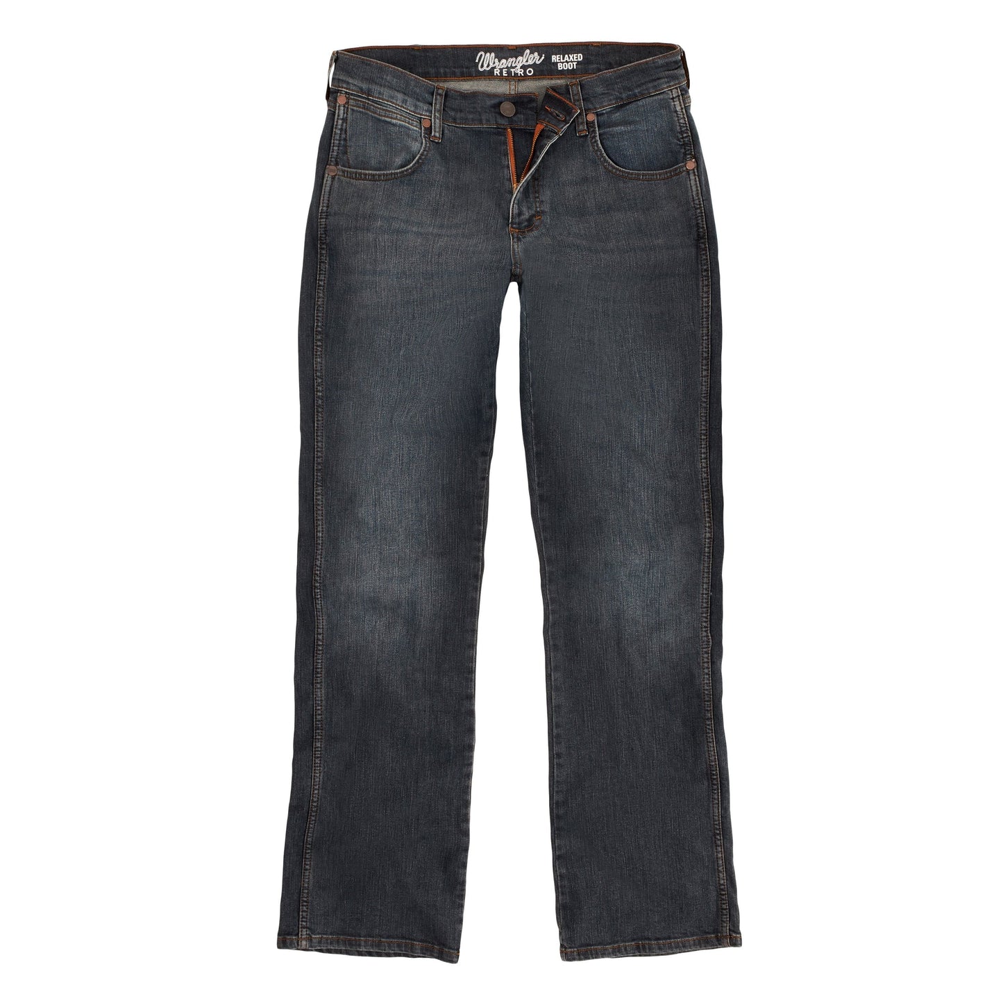 Wrangler Men's Falls City Retro Relaxed Fit Boot Cut Jeans WRT20FL