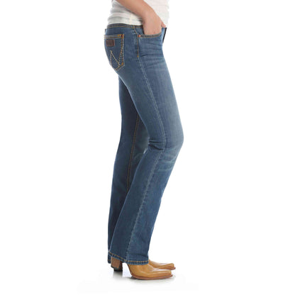 Wrangler Women's Retro Mae Mid-Rise Bootcut Jeans 09MWZKM