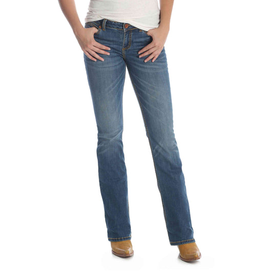 Wrangler Women's Retro Mae Mid-Rise Bootcut Jeans 09MWZKM