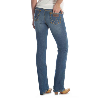 Wrangler Women's Retro Mae Mid-Rise Bootcut Jeans 09MWZKM