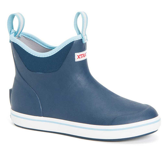 XTRATUF Women's 6 Inch Ankle Deck Boot Navy – product image