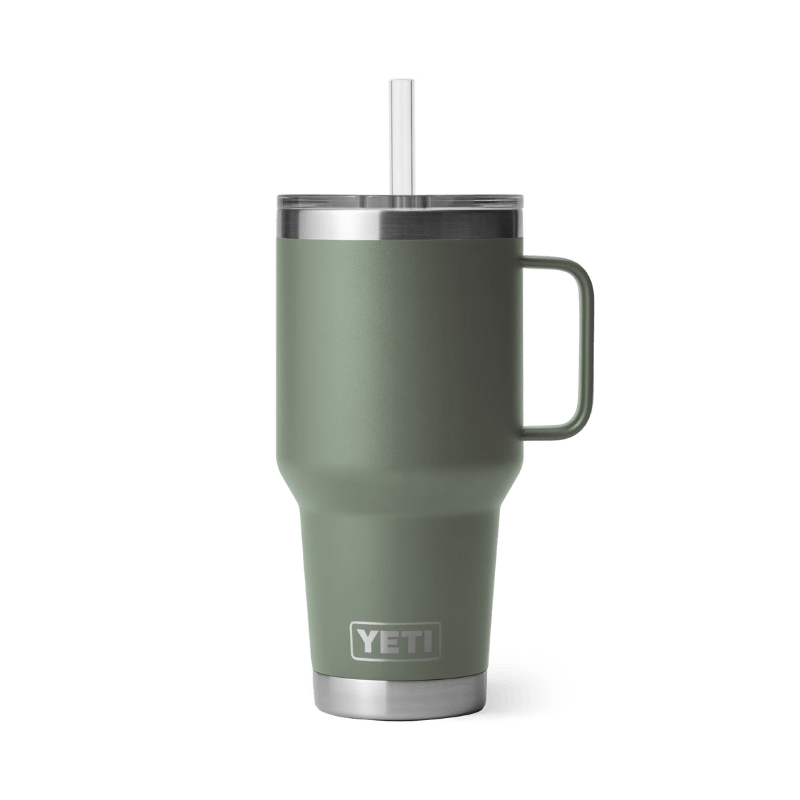 Yeti Rambler 35 oz Camp Green Limited Edition Straw Mug