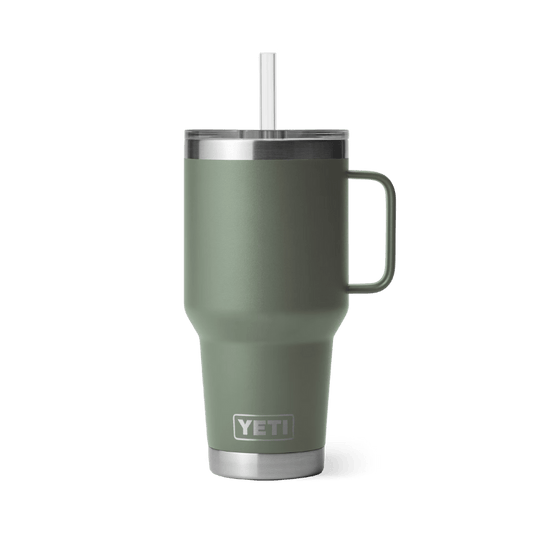 Yeti Rambler 35 oz Camp Green Limited Edition Straw Mug