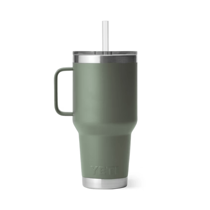 Yeti Rambler 35 oz Camp Green Limited Edition Straw Mug