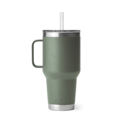 Yeti Rambler 35 oz Camp Green Limited Edition Straw Mug