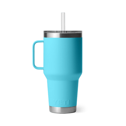 Yeti Rambler 35 oz Reef Blue Limited Edition Straw Mug